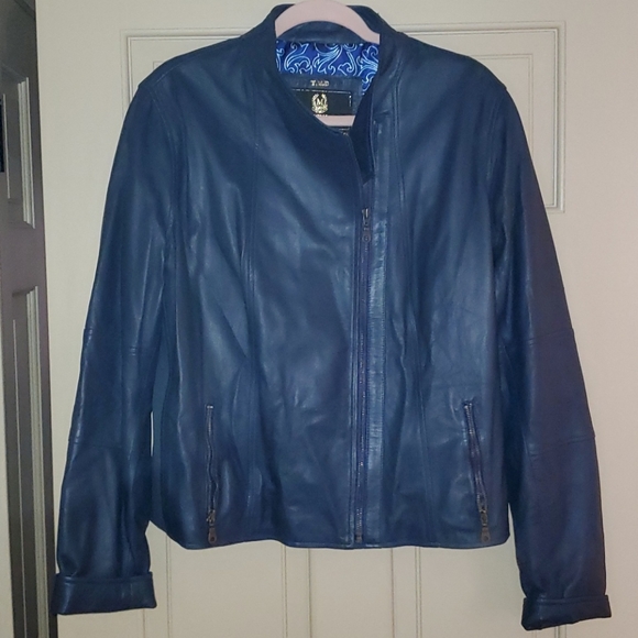 NWOT Exclusive MISURI FIRENZE Leather Jacket - Picture 1 of 4